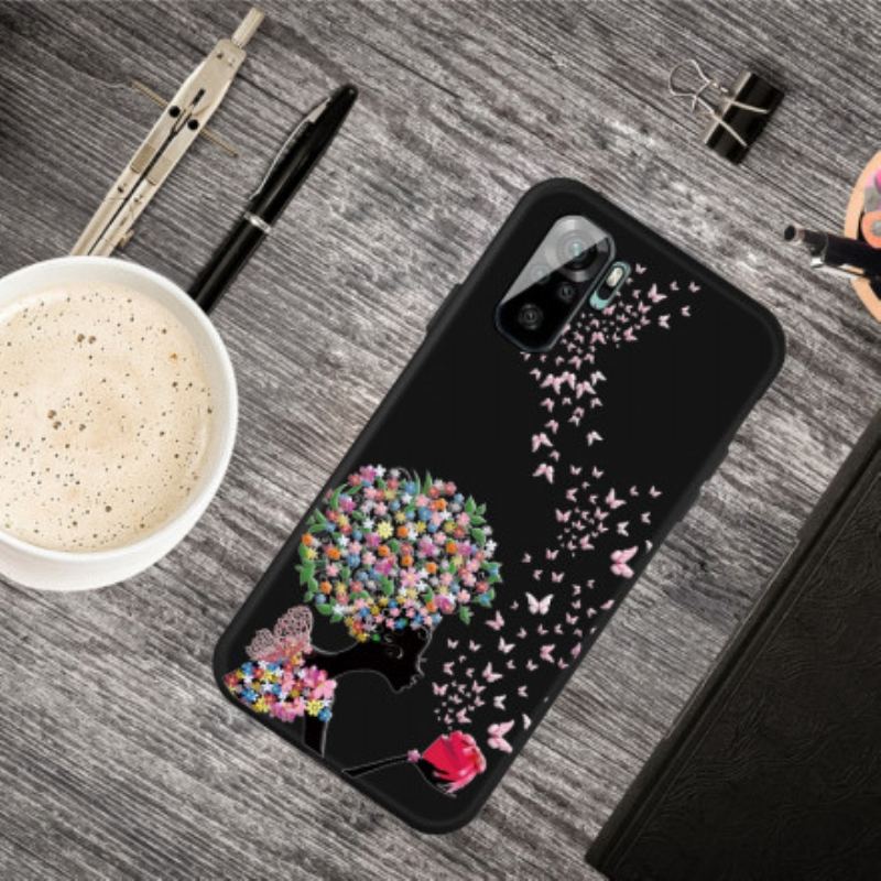 Mobilcover Xiaomi Redmi Note 10 / 10S Blomsterhoved Kvinde