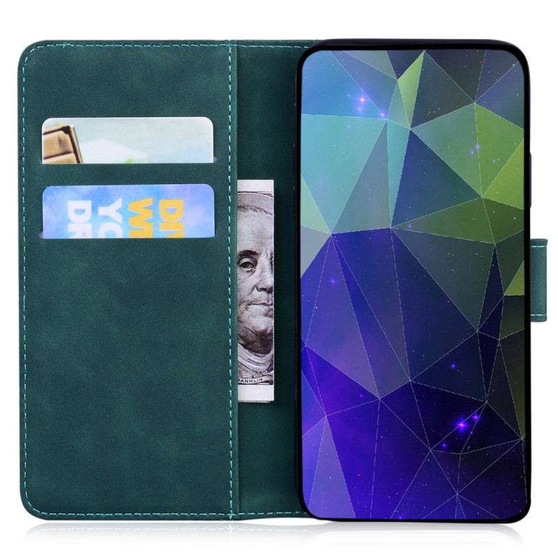 Flip Cover Oppo Reno 12 Pro 5g Ruskindseffekt