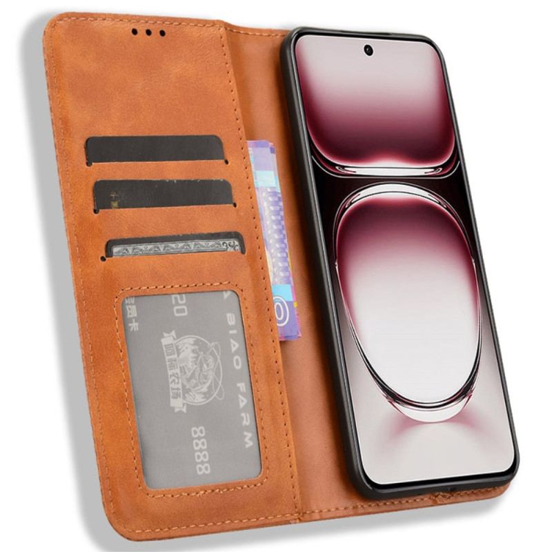 Flip Cover Oppo Reno 12 Pro 5g Vintage Frise