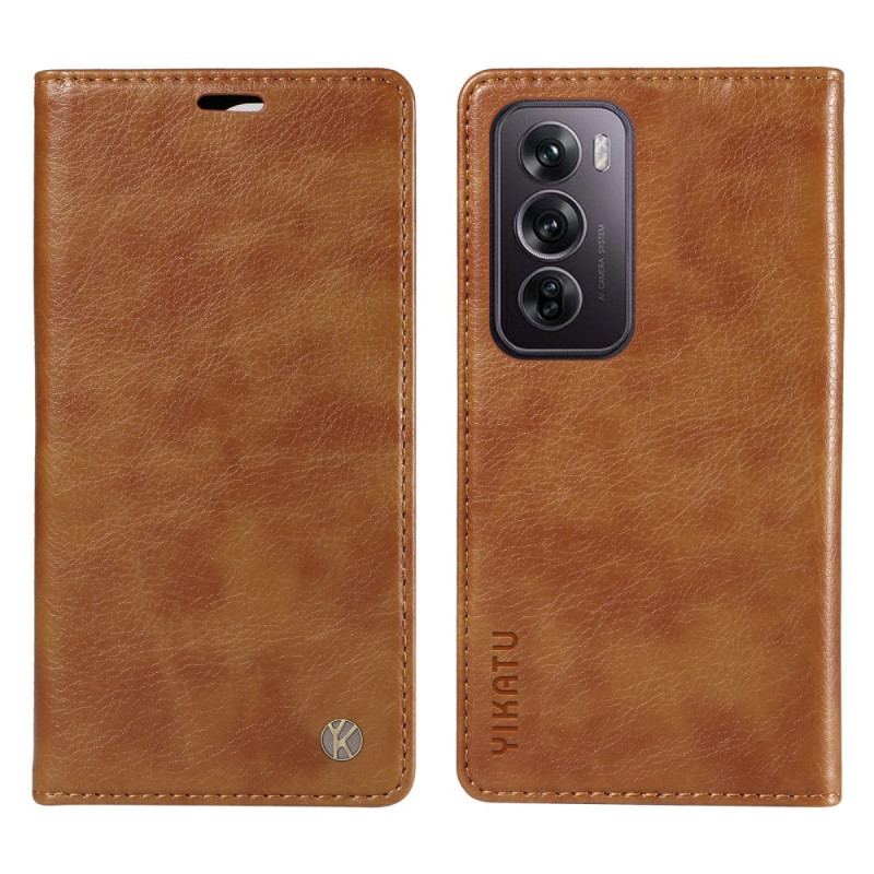 Flip Cover Oppo Reno 12 Pro 5g Vintage Yikatu