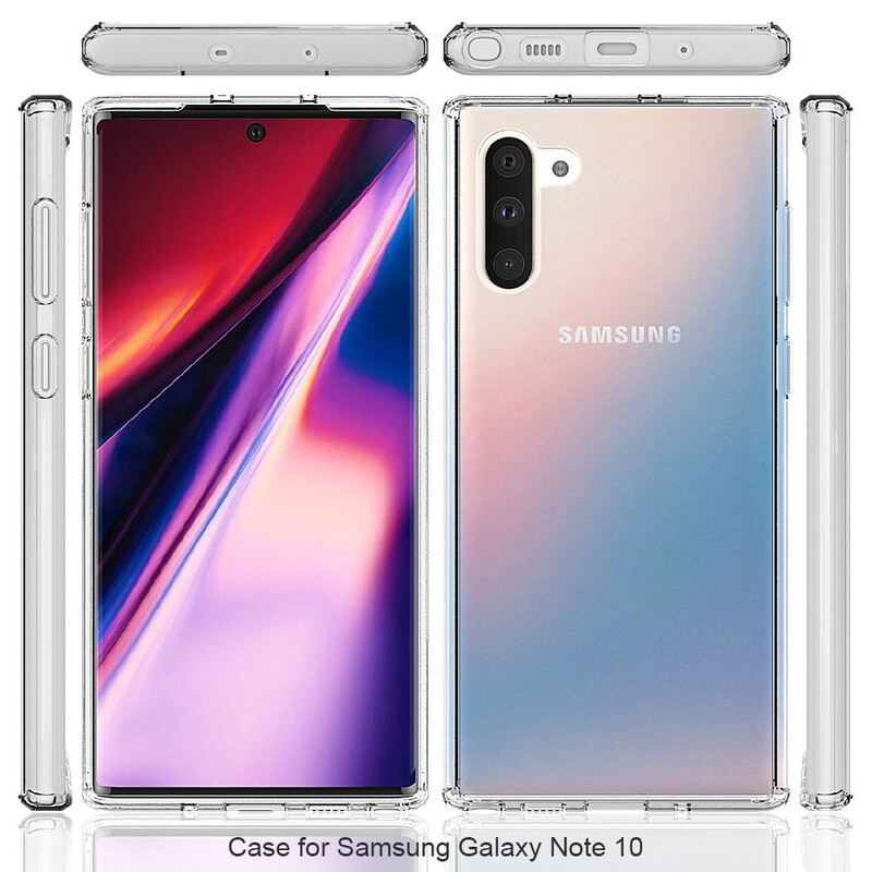 Cover Samsung Galaxy Note 10 Gennemsigtig Og Akryl