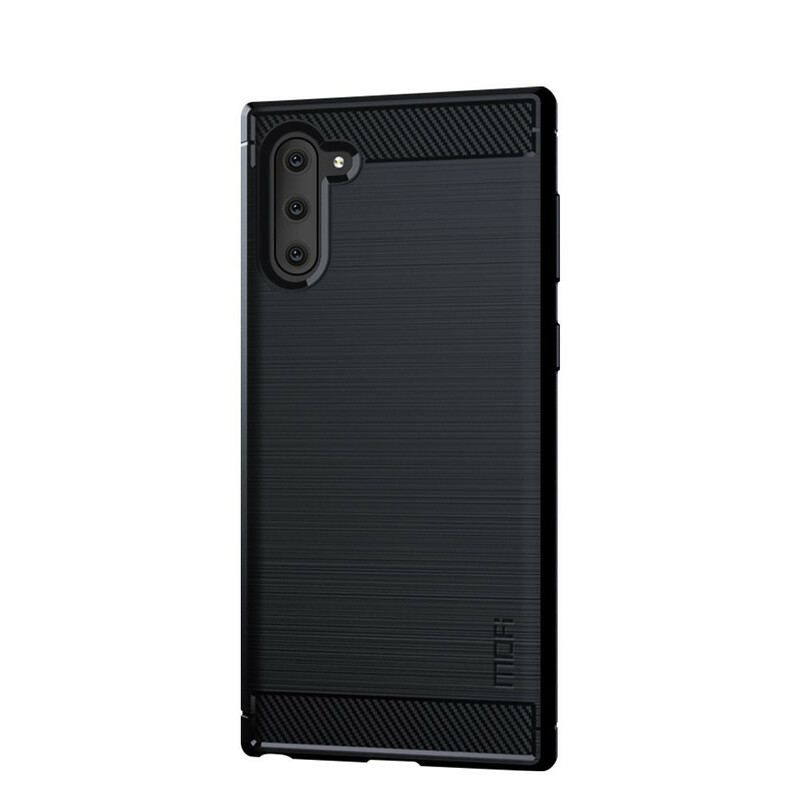 Cover Samsung Galaxy Note 10 Mofi Børstet Kulfiber