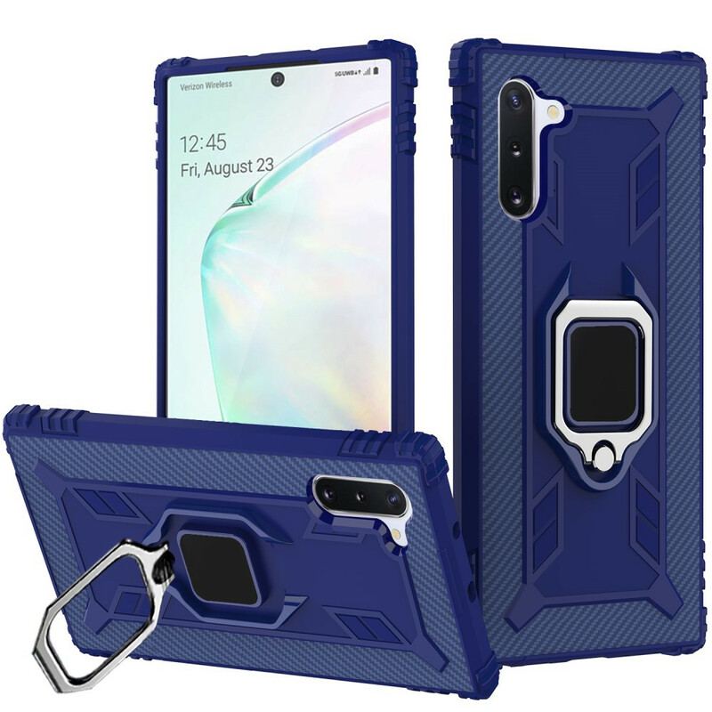 Cover Samsung Galaxy Note 10 Ring Og Kulfiber