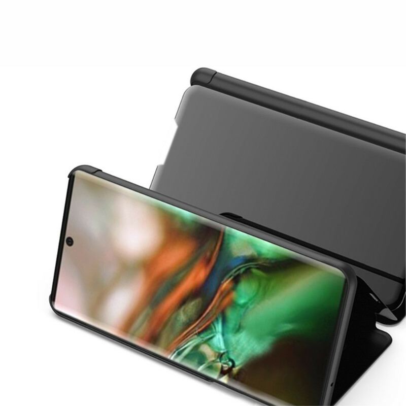 Cover Samsung Galaxy Note 10 Spejl Og Kunstlæder