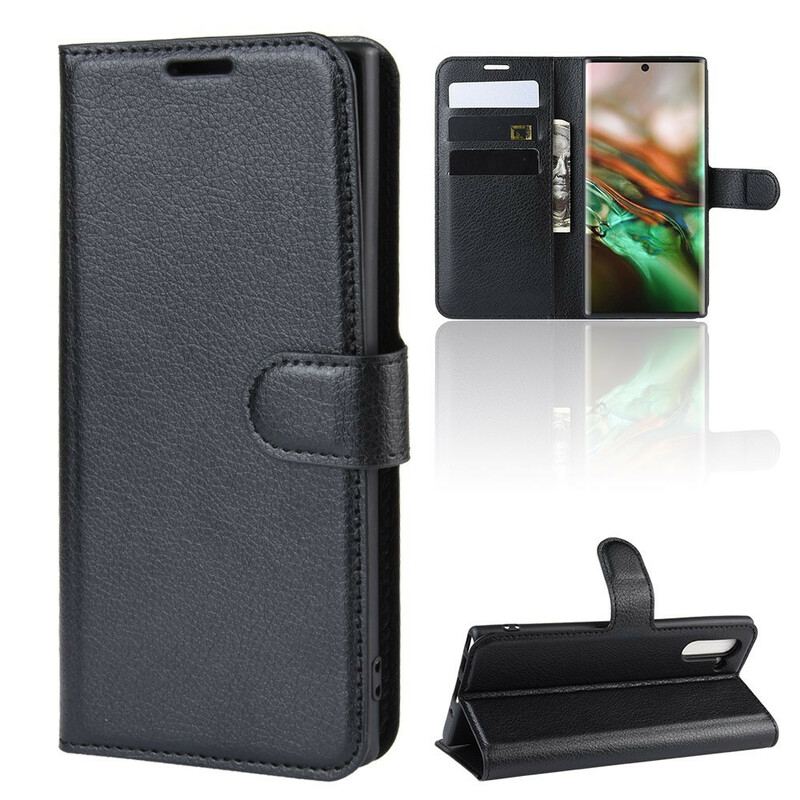 Flip Cover Samsung Galaxy Note 10 Klassisk