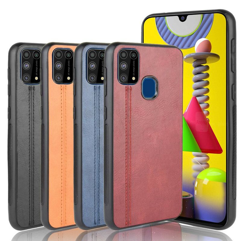 Cover Samsung Galaxy M31 Couture Lædereffekt