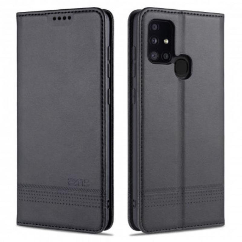 Cover Samsung Galaxy M31 Flip Cover Azns Læderstyling