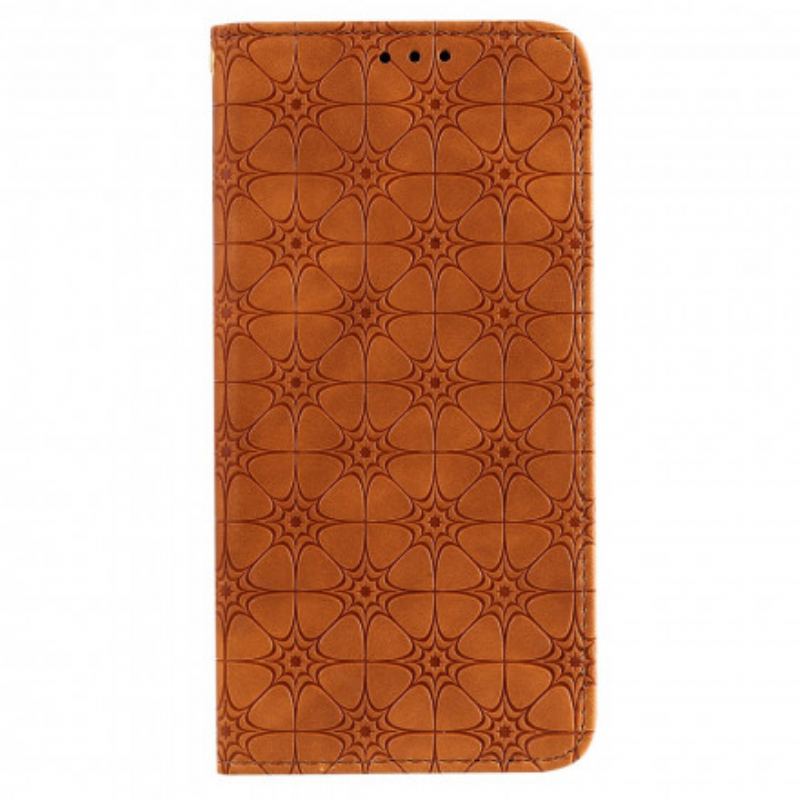 Cover Samsung Galaxy M31 Flip Cover Barokke Blomster