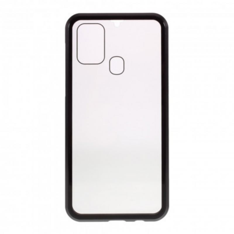 Cover Samsung Galaxy M31 Metalkanter Og Hærdet Glas