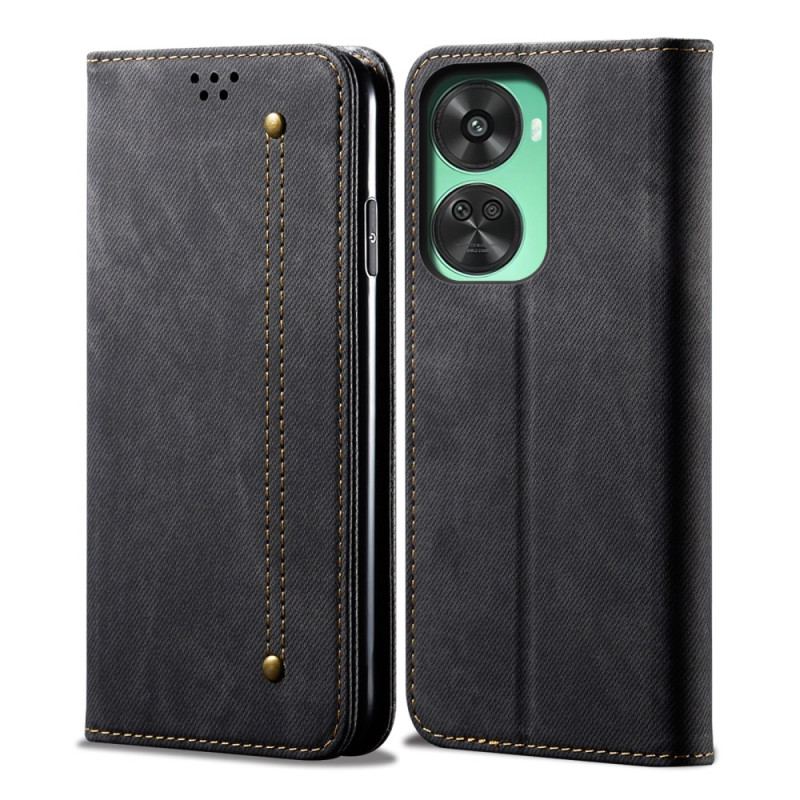 Flip Cover Huawei Nova 12 Se Jeansstof