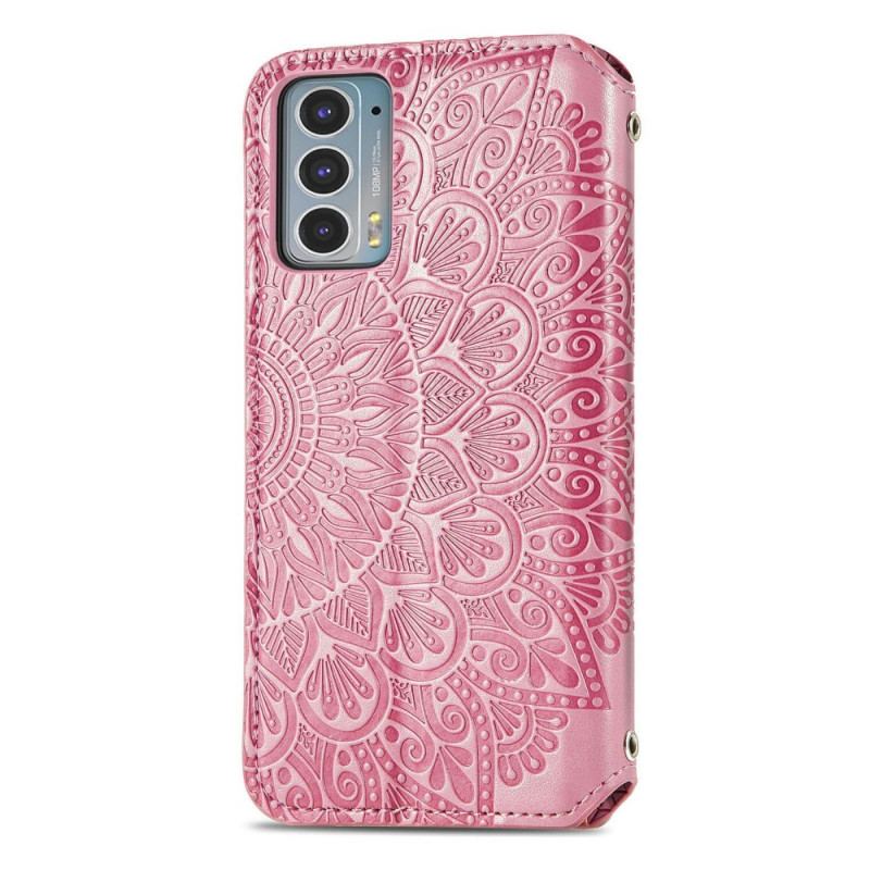 Cover Motorola Edge 20 Flip Cover Flip Mandala