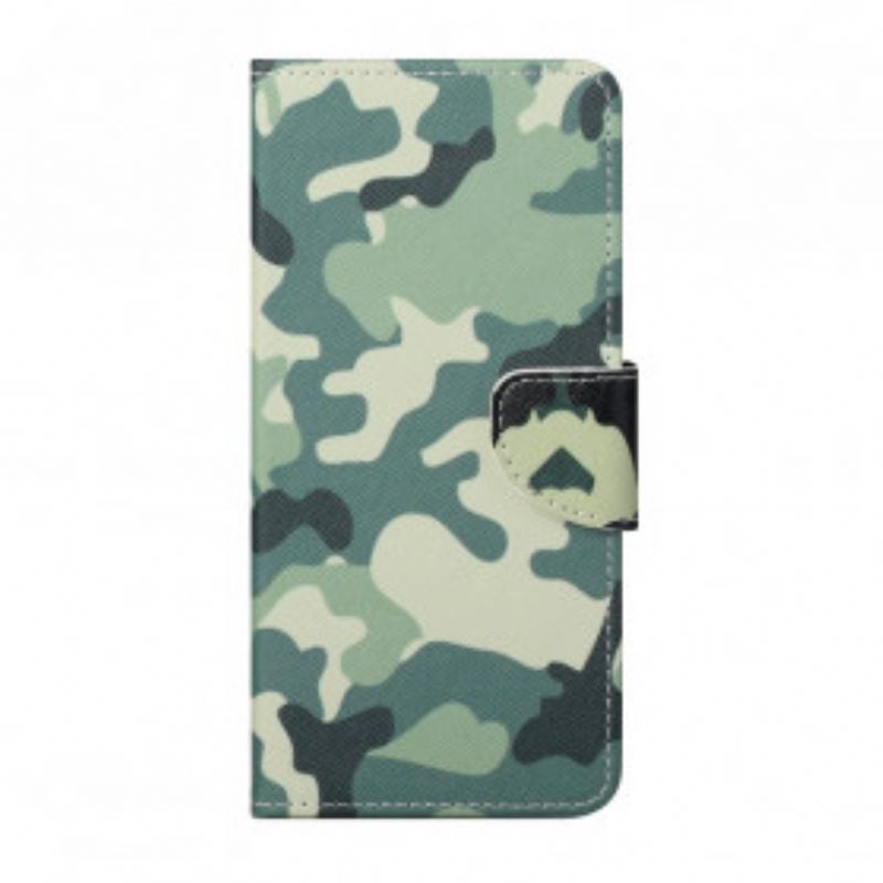 Flip Cover Motorola Edge 20 Militær Camouflage