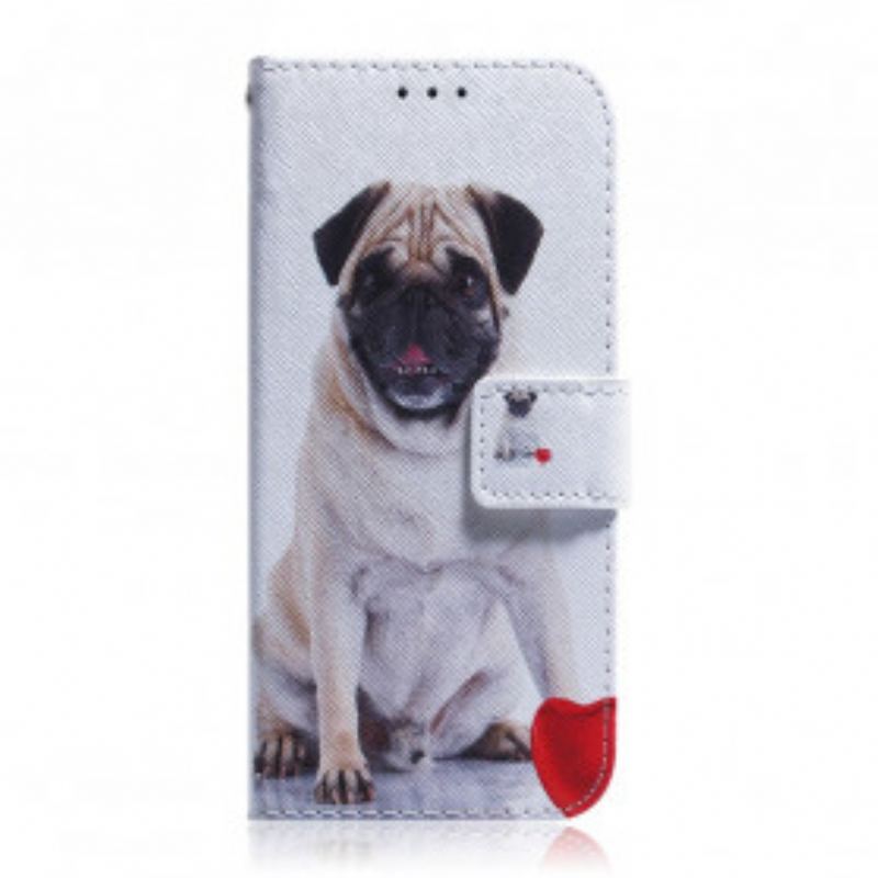 Flip Cover Motorola Edge 20 Mops Hund