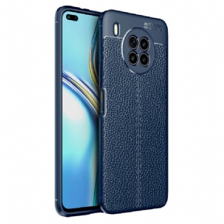 Cover Huawei Nova 8i Dobbelt Linje Litchi Læder Effekt