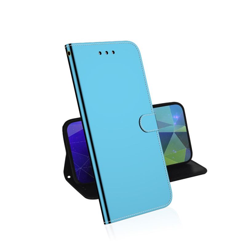 Flip Cover Huawei Nova 8i Spejlcover I Imiteret Læder