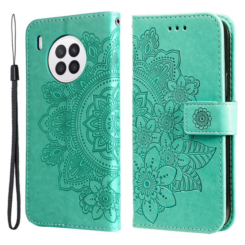 Læder Cover Huawei Nova 8i Mandala