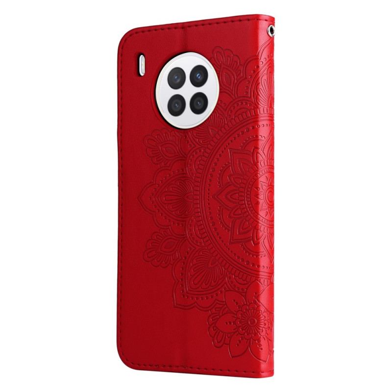 Læder Cover Huawei Nova 8i Mandala