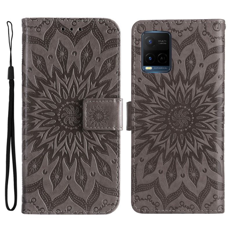 Flip Cover Vivo Y21s Med Snor Thong Sun