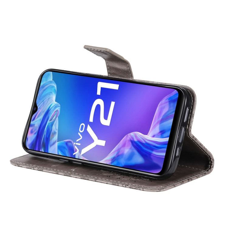 Flip Cover Vivo Y21s Med Snor Thong Sun