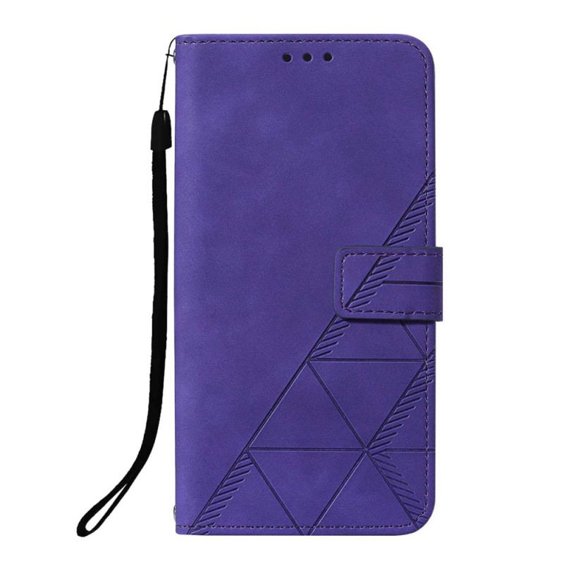 Flip Cover Vivo Y21s Pyramide Lædereffekt