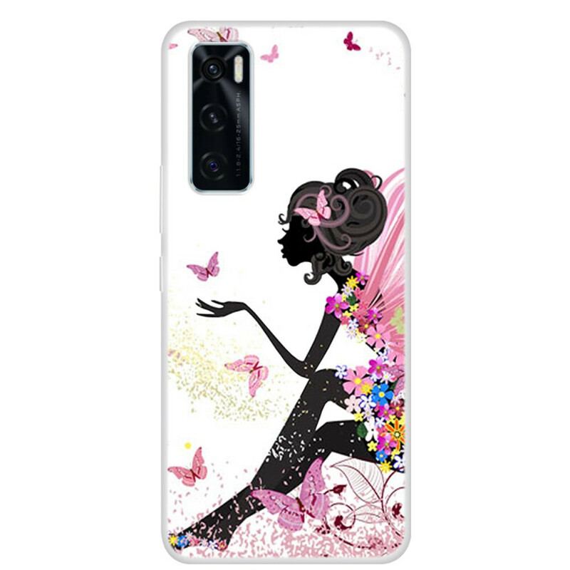 Cover Vivo Y70 Sommerfugledame