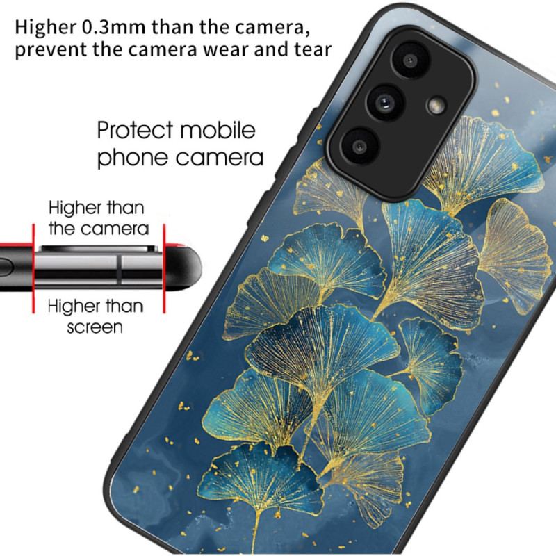 Cover Samsung Galaxy A15 5g Ginkgoblade Af Hærdet Glas