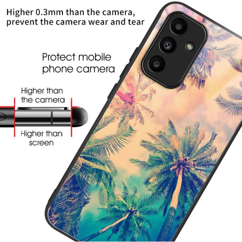 Cover Samsung Galaxy A15 5g Palme Af Hærdet Glas