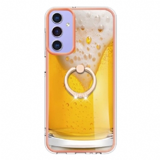 Cover Samsung Galaxy A15 5g Ring-holder Sjov Mønster