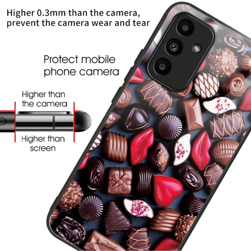 Cover Samsung Galaxy A15 5g Telefon Etui Chokoladehærdet Glas