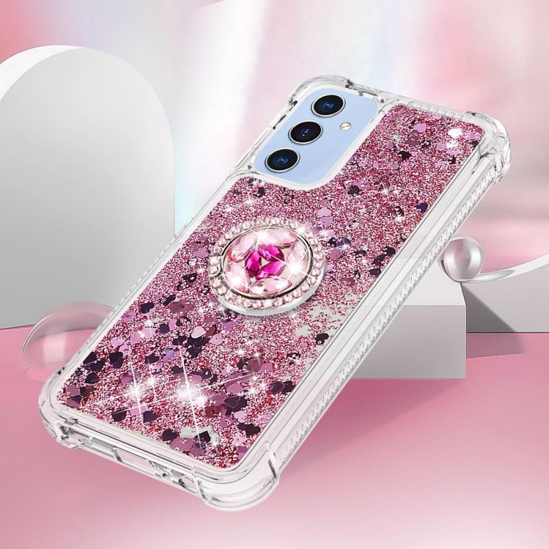 Cover Samsung Galaxy A15 5g Telefon Etui Flydende Glitter Støttering