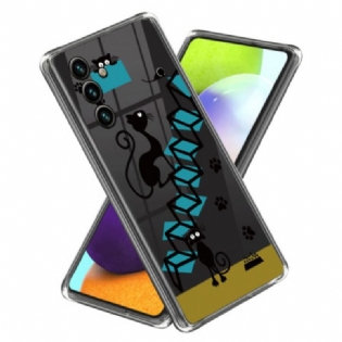 Cover Samsung Galaxy A15 5g Telefon Etui Kat Og Mus