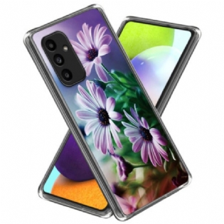 Cover Samsung Galaxy A15 5g Telefon Etui Lilla Krysantemum