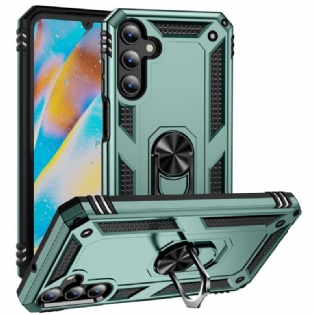 Cover Samsung Galaxy A15 5g Telefon Etui Metalstil Med Støttering