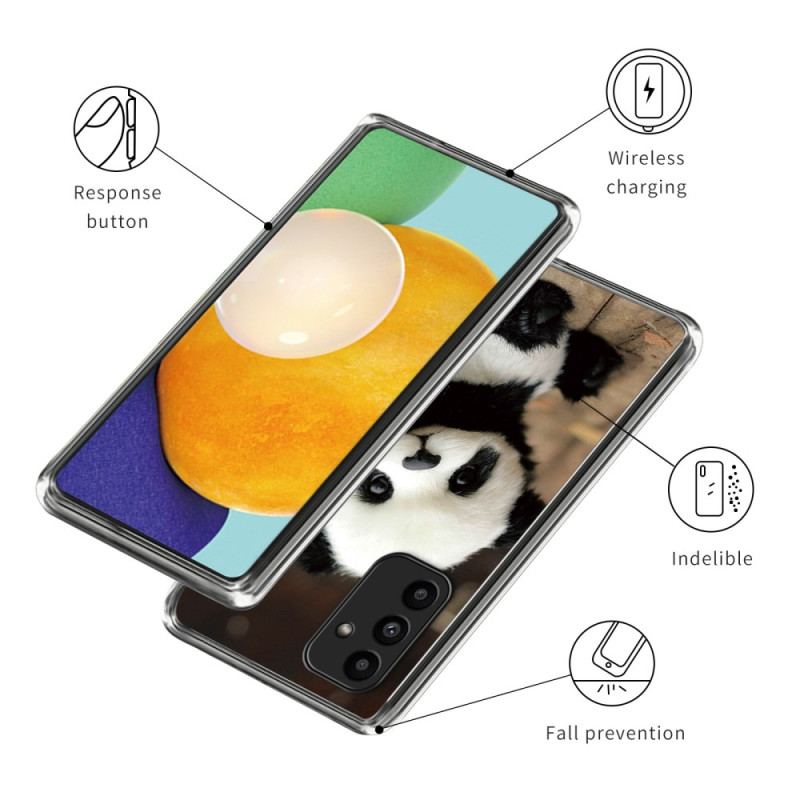 Cover Samsung Galaxy A15 5g Telefon Etui Panda Mønster