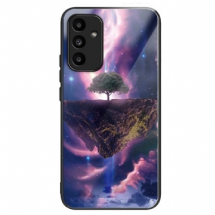 Cover Til Samsung Galaxy A15 5g Aurora Night Hærdet Glas