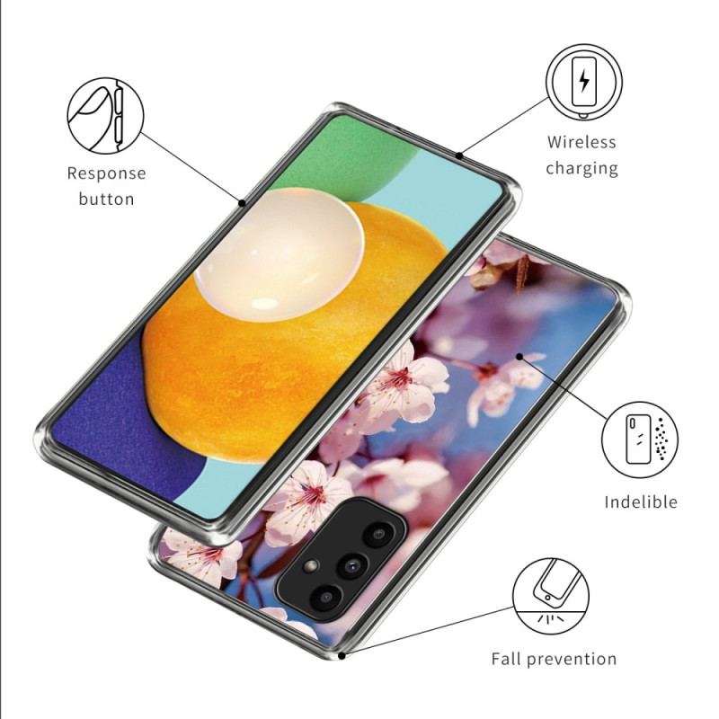 Cover Til Samsung Galaxy A15 5g Ferskenblomster