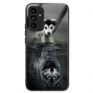 Cover Til Samsung Galaxy A15 5g Puppy Dream Hærdet Glas