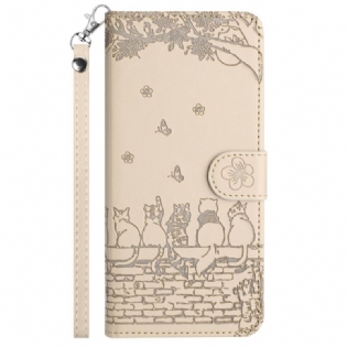 Flip Cover Samsung Galaxy A15 5g Band Of Thong Cats