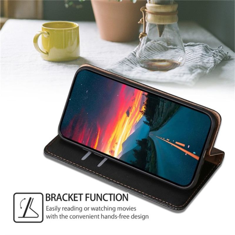 Flip Cover Samsung Galaxy A15 5g Klassisk Lædereffekt