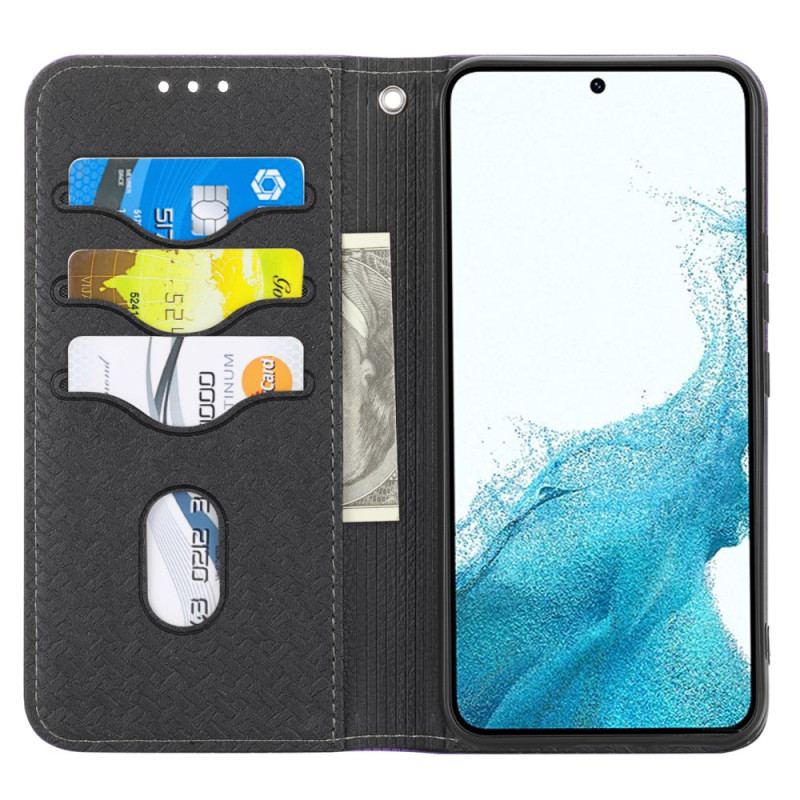 Flip Cover Samsung Galaxy A15 5g Strappy Woven Design