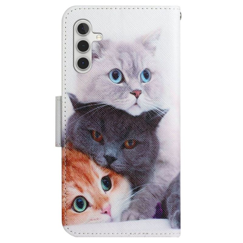 Flip Cover Samsung Galaxy A15 5g Tre Katte I Snor