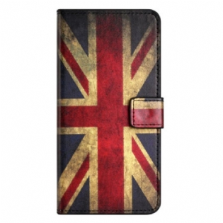 Flip Cover Samsung Galaxy A15 5g Vintage Engelsk Flag