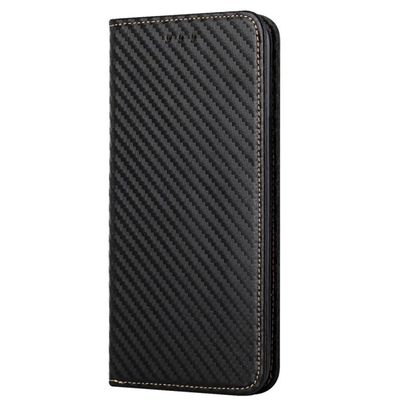 Læder Cover Samsung Galaxy A15 5g Kulfiber