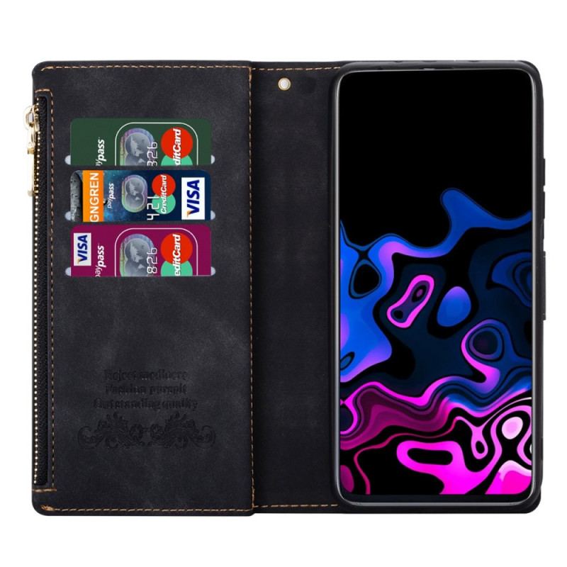 Læder Cover Samsung Galaxy A15 5g Telefon Etui Diamantpung