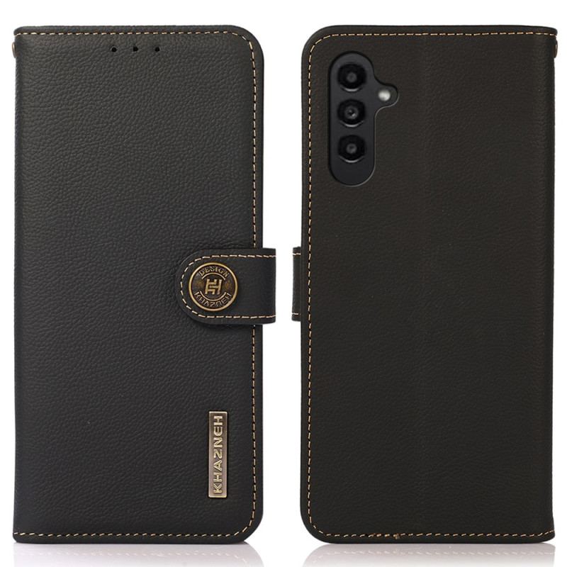 Læder Cover Samsung Galaxy A15 5g Telefon Etui Khazneh Rfid Blocking Wallet