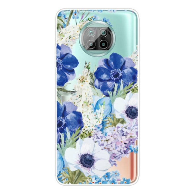 Cover Xiaomi Redmi Note 9 Pro 5G Akvarel Blomster