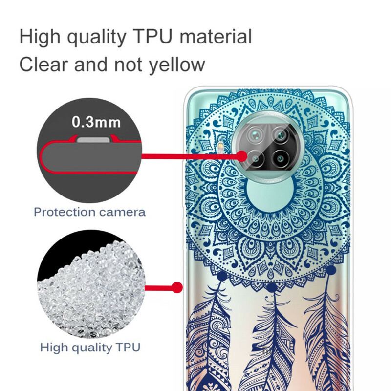 Cover Xiaomi Redmi Note 9 Pro 5G Blomster Mandala