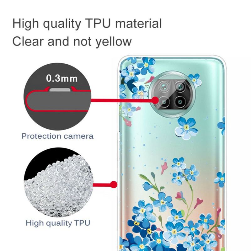 Cover Xiaomi Redmi Note 9 Pro 5G Buket Blomster