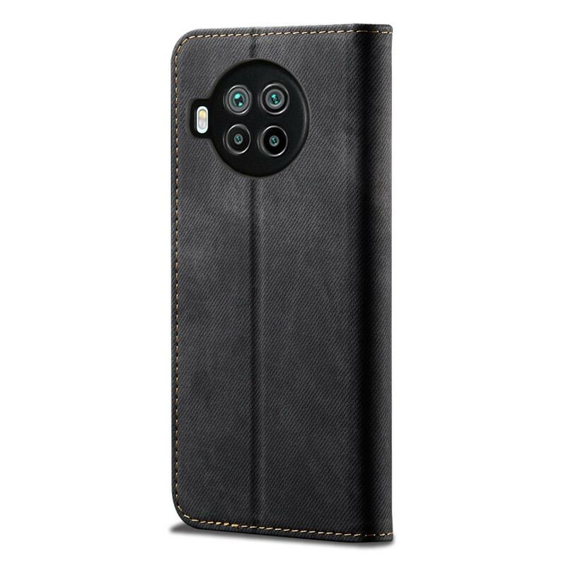 Cover Xiaomi Redmi Note 9 Pro 5G Flip Cover Denim Stof