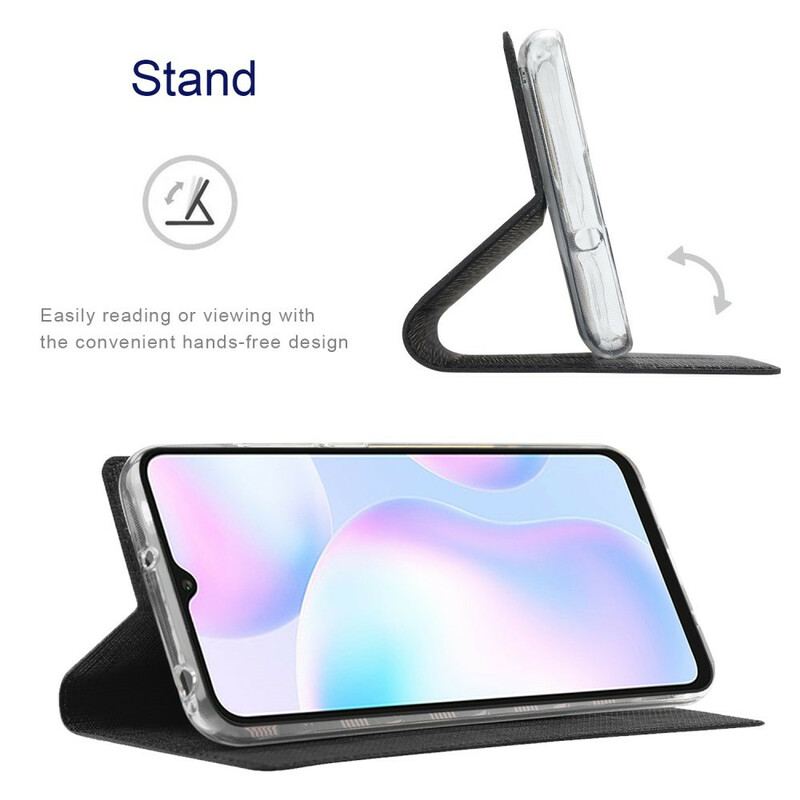 Cover Xiaomi Redmi Note 9 Pro 5G Flip Cover Tekstureret Vili Dmx